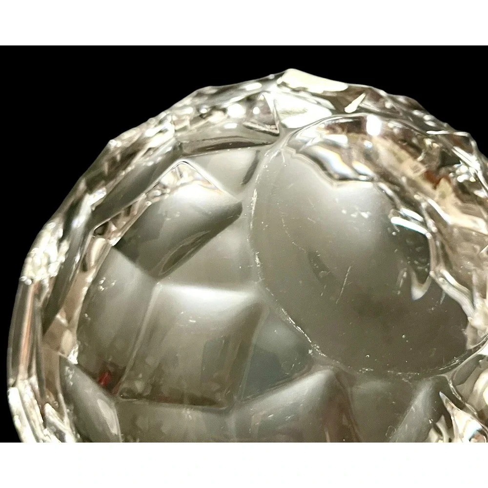 Vintage Mikasa Radcliffe 6" Clear Crystal Bowl Germany Excellent Condition - Picture 7 of 7